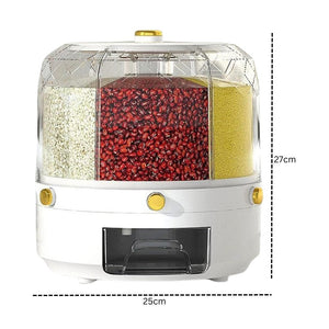 Moisture Proof 360 Rotating Rice Dispenser