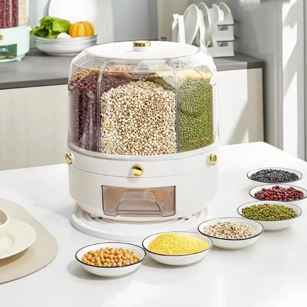 Moisture Proof 360 Rotating Rice Dispenser