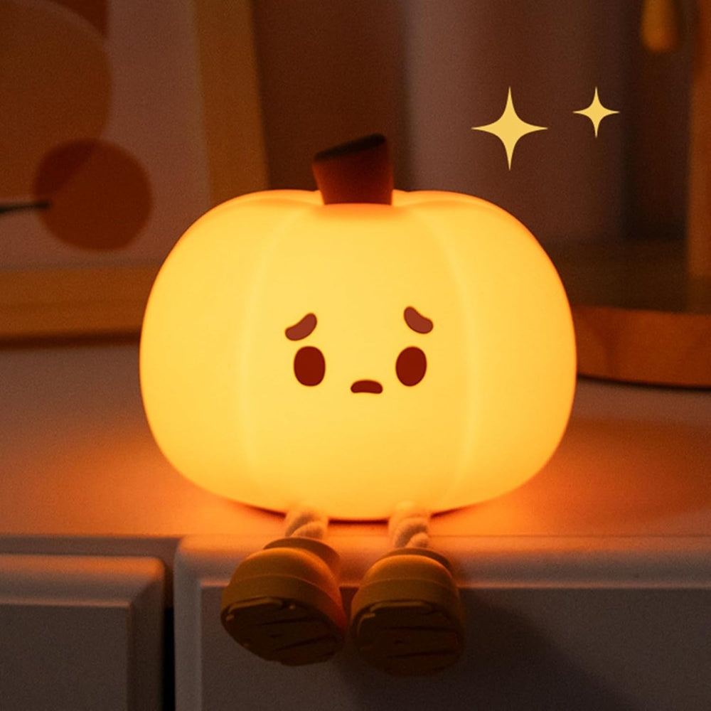 Pumpkin Night Light Dimmable Bedside Decor