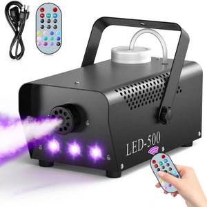 500W Fogger Stage Rgb Led Effect Dj Smoke Machine Disco Wedding Lights