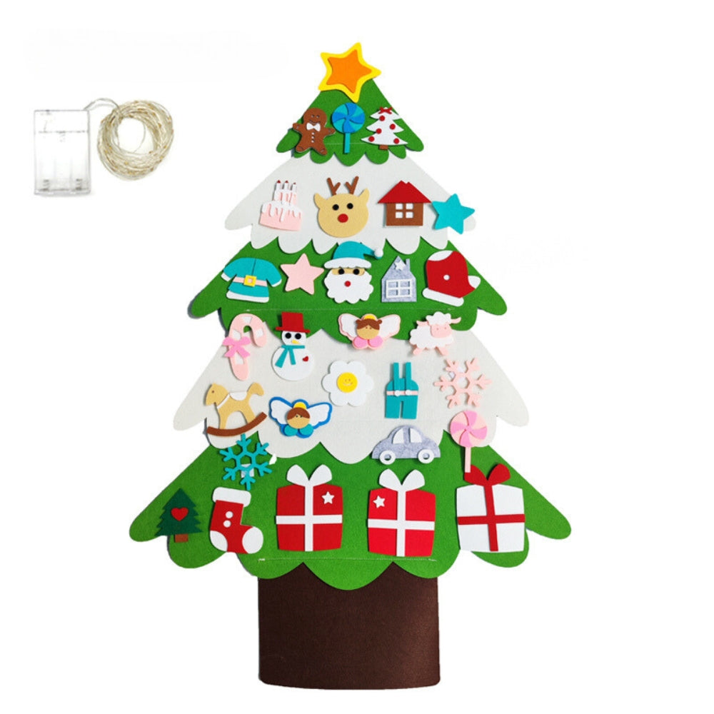 Diy Felt Christmas Tree Decoration For Home New Year Ornaments