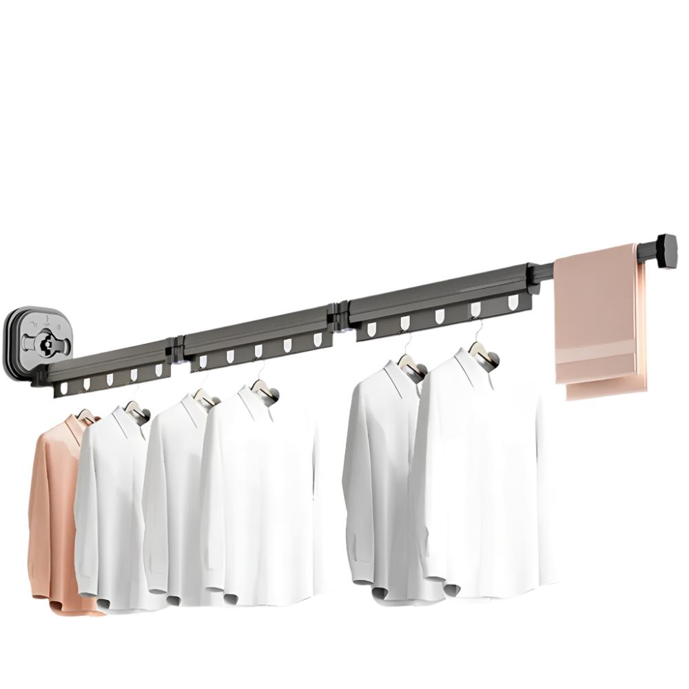 Wall Mounted Retractable Laundry Drying Rack