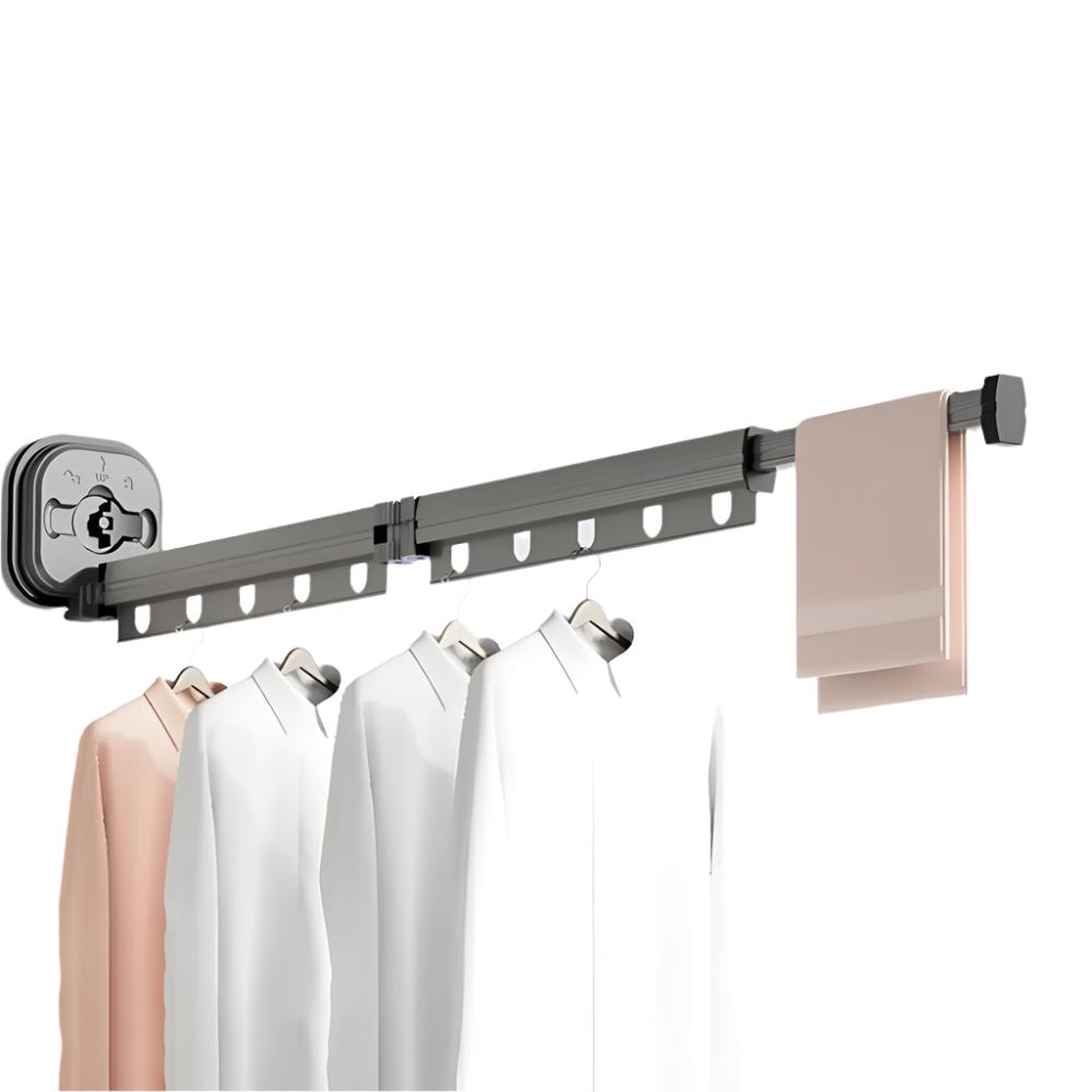 Wall Mounted Retractable Laundry Drying Rack