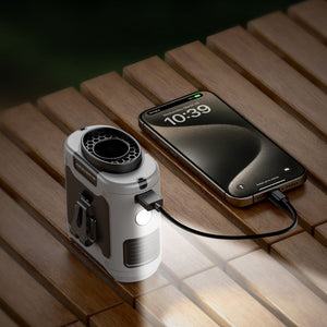 20000Mah Outdoor Waist Fan And Power Bank Convenient Portable Neck