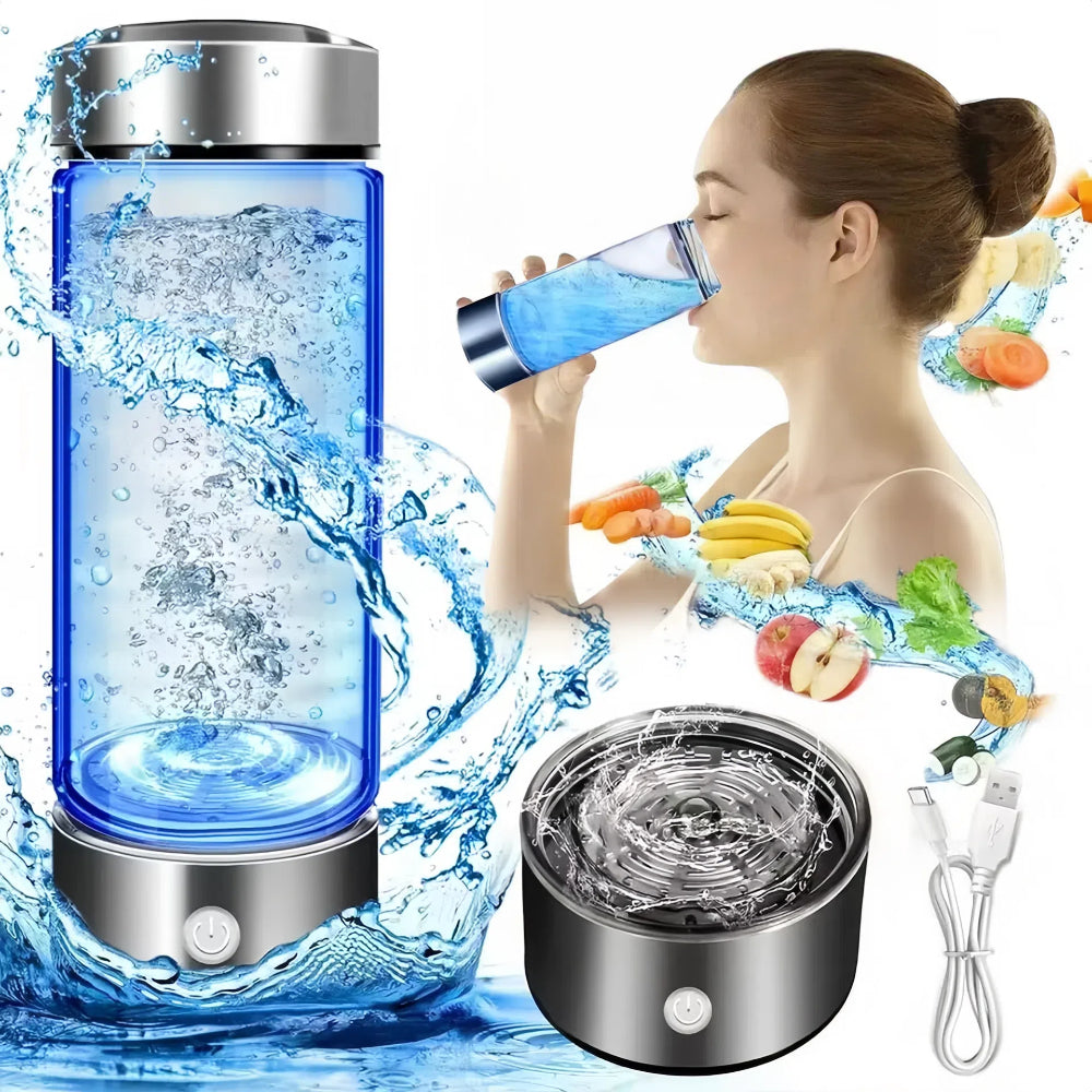 Updated 420Ml Electric Hydrogen Water Generator Bottle