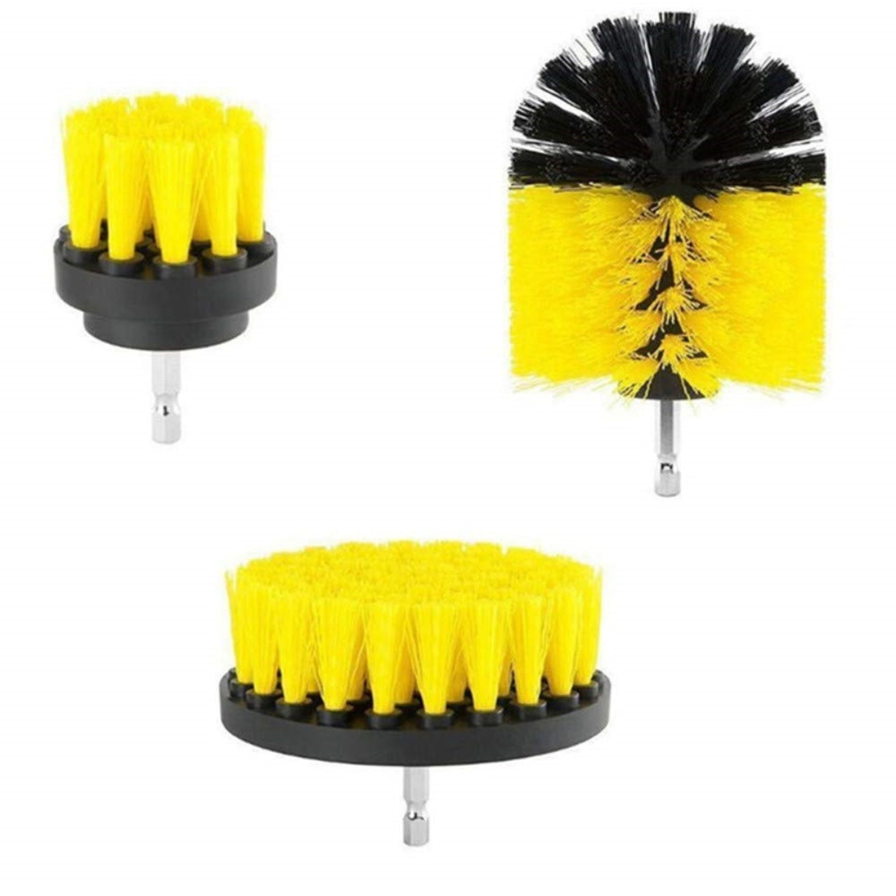 Electric Drill Brush Set Power Scrubber For Carpet Bathroom Surface Tub Furniture Shower Tile Tires Cleaning Tool