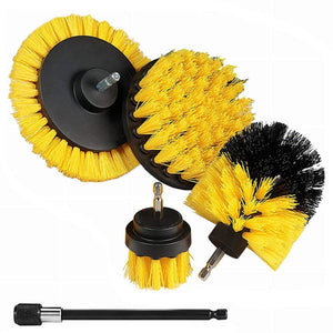 Electric Drill Brush Set Power Scrubber For Carpet Bathroom Surface Tub Furniture Shower Tile Tires Cleaning Tool