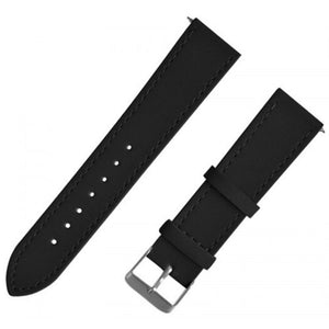 20Mm Retro Matte Leather Quick Release Wristband For Amazfit Black