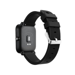 20Mm Soft Silicone Sport Watch Band Strap For Amazfit Bip Youth Black