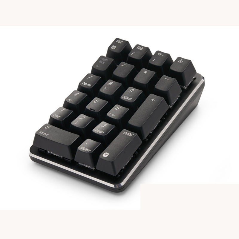 21 Bluetooth Wireless Mechanical Numeric Keypad For Desktop Notebook Tablet Gateron Cherry Axis