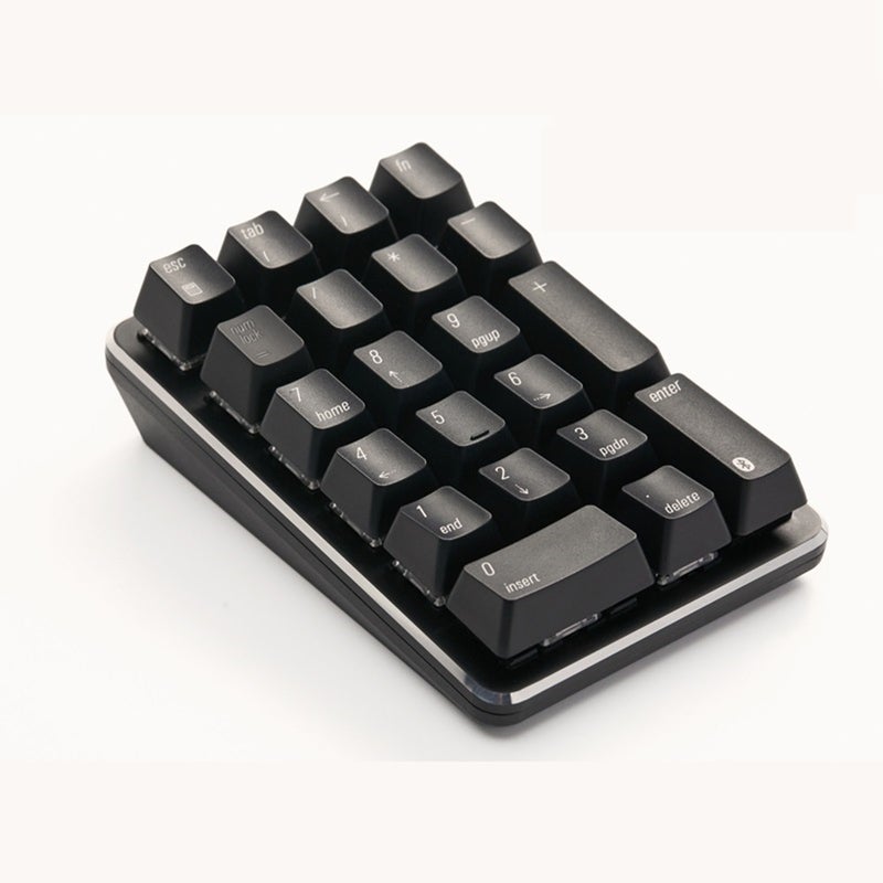 21 Bluetooth Wireless Mechanical Numeric Keypad For Desktop Notebook Tablet Gateron Cherry Axis