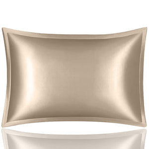 Pillowcase 50X75cm Coffee Pure Real Silk Comfortable Home Bed Linen