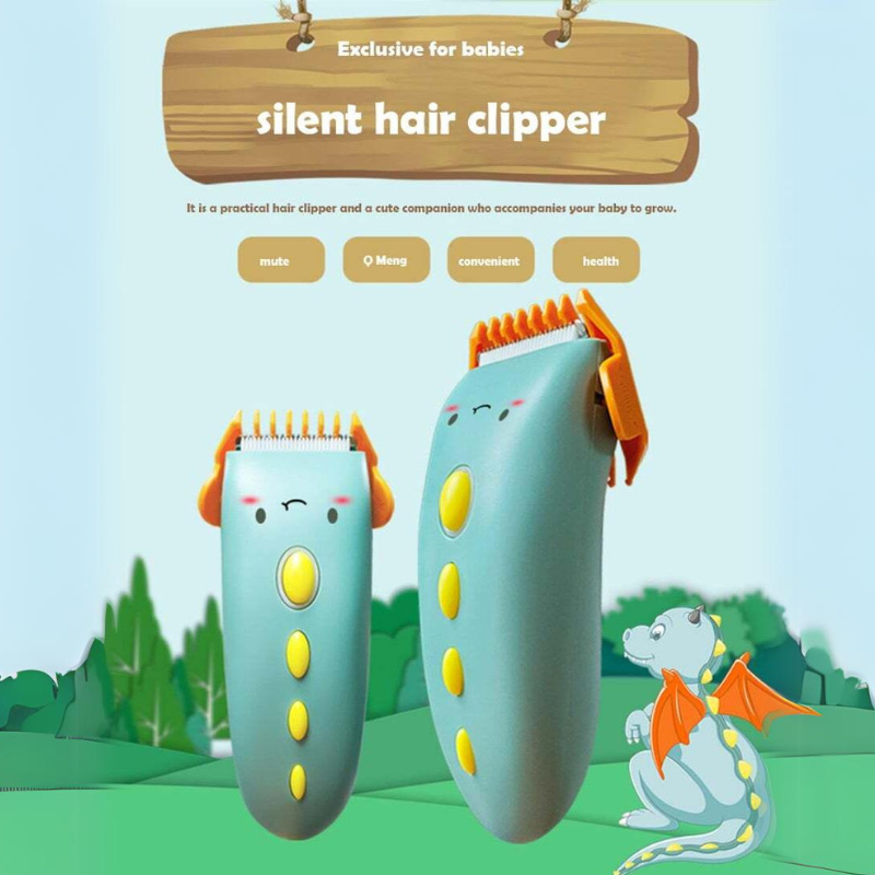 Silent Kids Hair Trimmers Quiet Baby Clippers Chargeable Waterproof