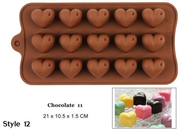 Silicone Chocolate Mold Non Stick Baking Tools Cake Decoration Supplies