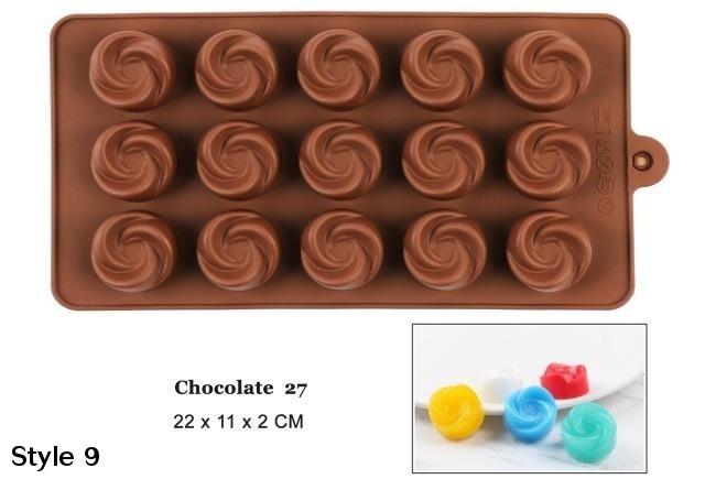 Silicone Chocolate Mold Non Stick Baking Tools Cake Decoration Supplies