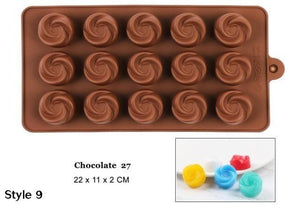 Silicone Chocolate Mold Non Stick Baking Tools Cake Decoration Supplies