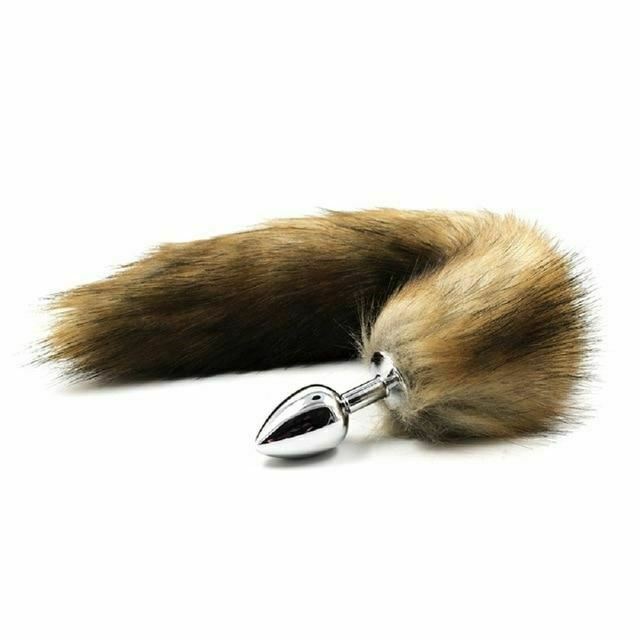 Fluffy Fox Bunny Tail Anal Plug Pet Play Bdsm Cosplay