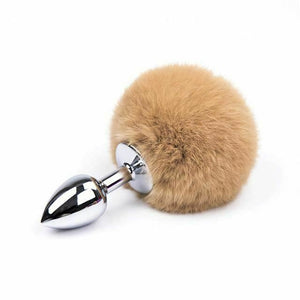 Fluffy Fox Bunny Tail Anal Plug Pet Play Bdsm Cosplay