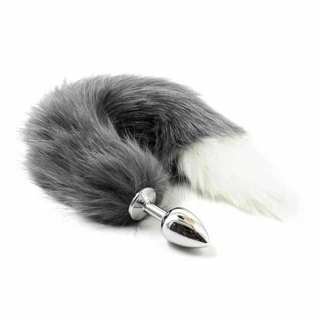 Fluffy Fox Bunny Tail Anal Plug Pet Play Bdsm Cosplay