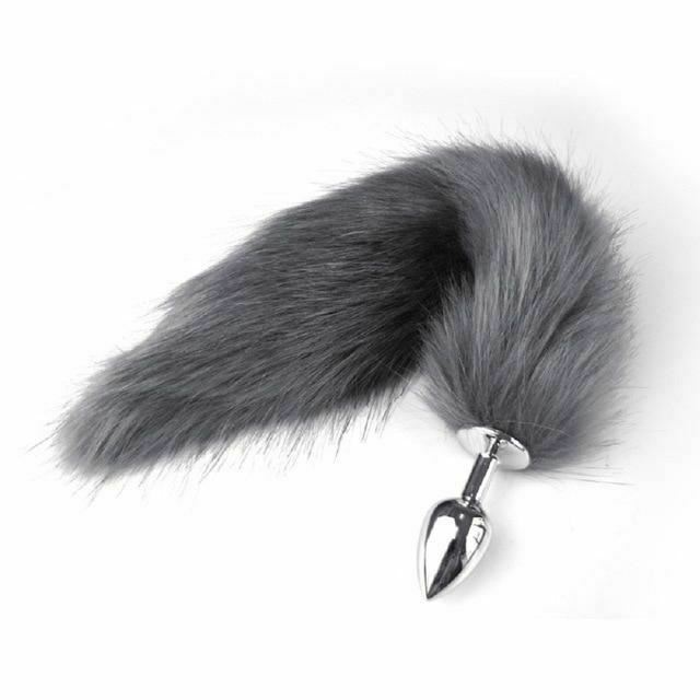 Fluffy Fox Bunny Tail Anal Plug Pet Play Bdsm Cosplay