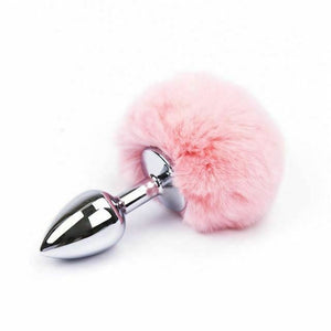 Fluffy Fox Bunny Tail Anal Plug Pet Play Bdsm Cosplay