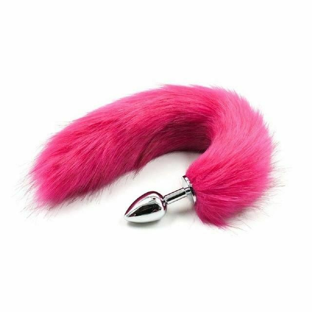 Fluffy Fox Bunny Tail Anal Plug Pet Play Bdsm Cosplay