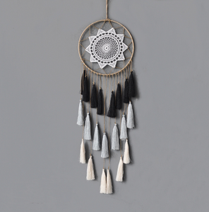 Dreamcatcher With Lace And Tassels Boho Wall Hanging Art Home Decor