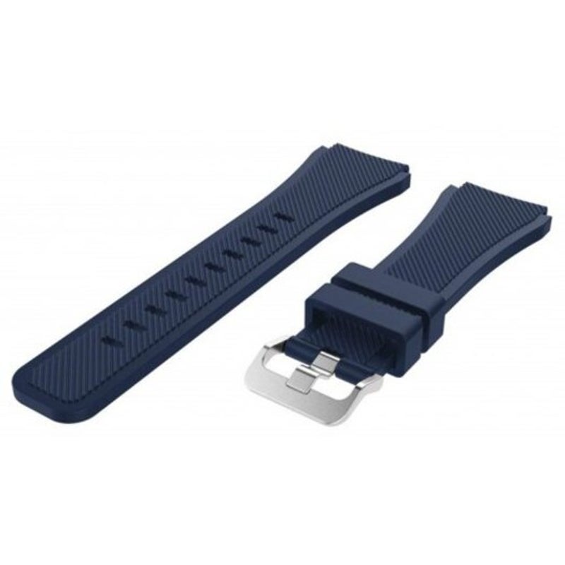 22Mm Silicone Sport Strap Watch Band For Samsung Galaxy 46Mm Sm R800 Deep Blue