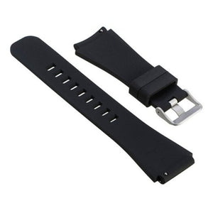 22Mm Silicone Watch Band Wrist Strap For Samsung Gear S3 Frontier Classic Black