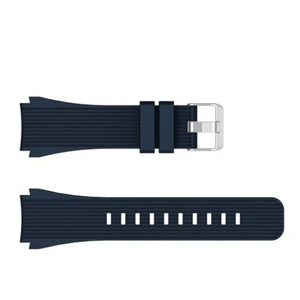 22Mm Silicone Watch Strap Band For Samsung Galaxy 46Mm Midnight Blue