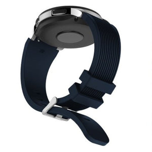 22Mm Silicone Watch Strap Band For Samsung Galaxy 46Mm Midnight Blue