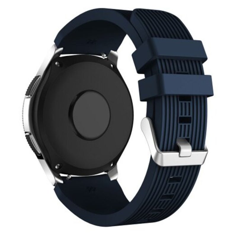 22Mm Silicone Watch Strap Band For Samsung Galaxy 46Mm Midnight Blue