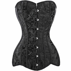 House Of Dasein Over Bust Hourglass Body Shaper Corset Black White Long Torso Bdsm Kink Fetish