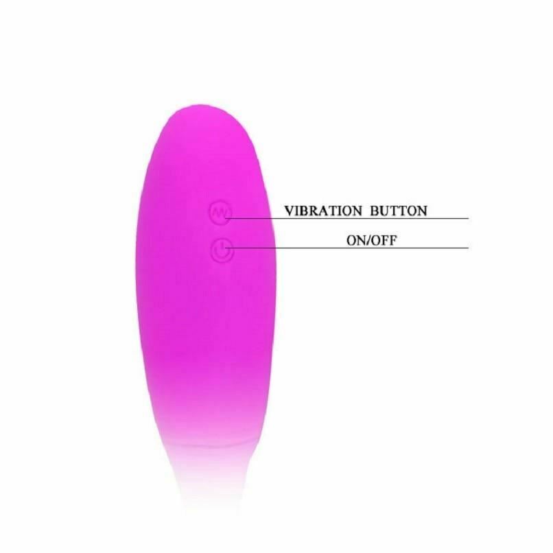 House Of Dasein Pretty Love 7 Speed Silicone Double Vibrating Egg Bullet Vibrator Rechargeable