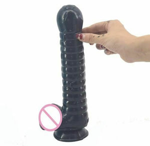 Textured Silicone Cock And Balls Dong Big Penis Anal Dildo Suction Cup Masturbation