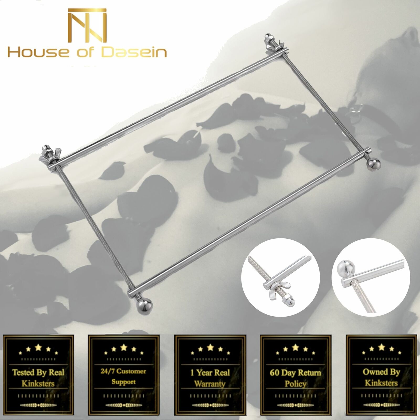 House Of Dasein Breast Cage Metal Clamp Torture Bondage Kink Bdsm Fetish Restraints