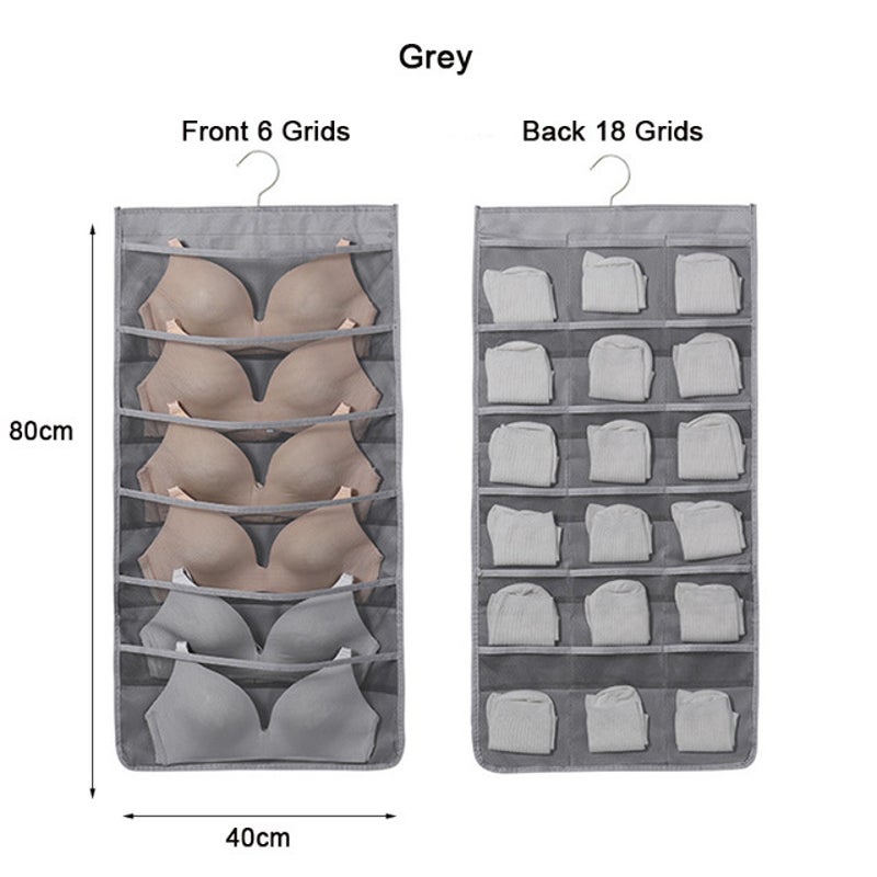 24 Pockets Hanging Organiser Ver