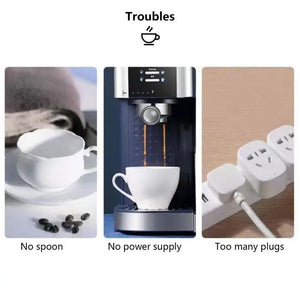 Electric Coffee Mug Usb Rechargeable Automatic Magnetic Cup Waterproof Stainless Steel