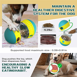 Food Dispensing Dog Toy Tumbler Interactive Feeding Puzzle For Pets