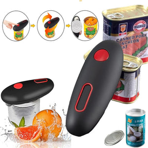 Electric Can Opener Automatic Jar Bottle Machine One Touch Portable Kitchen Tool