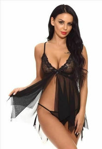 Sexy Sheer Baby Doll Lingerie Women