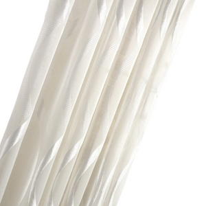 300Cm Plain White Curtains Modern Luxury Retro Style For Garden Decor