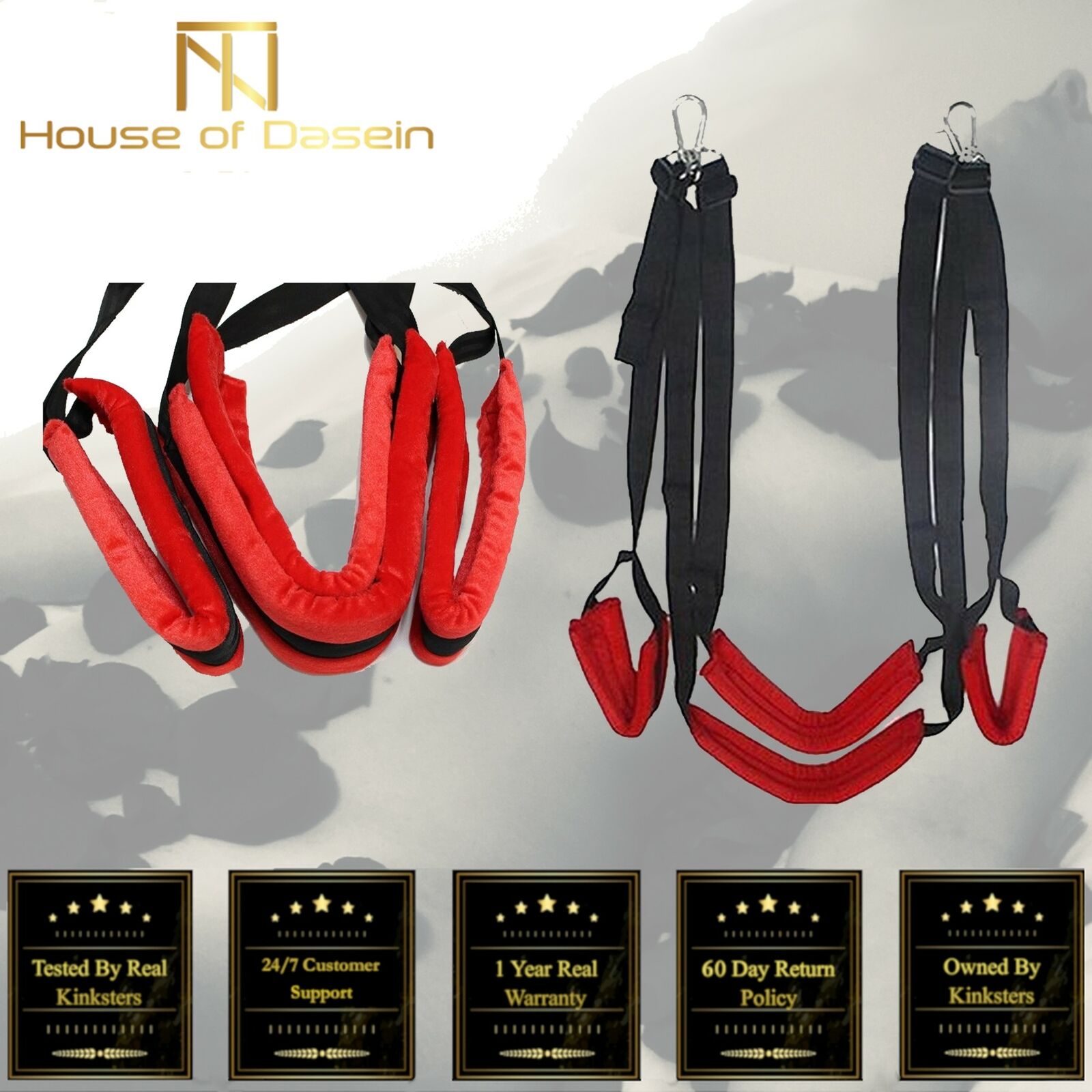 House Of Dasein Sling Rope Hanging Sex Swing Straps Position Enhancer Couples