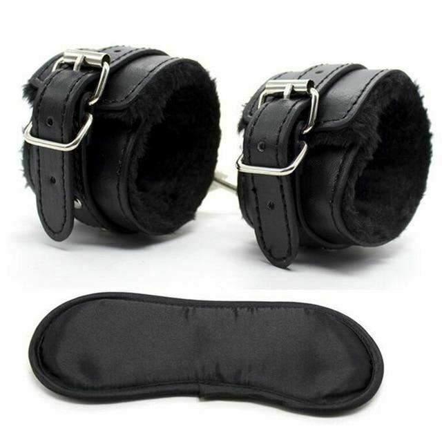 Blindfold Cuffs Set Sensory Deprivation Bondage Kink Bdsm Restraints