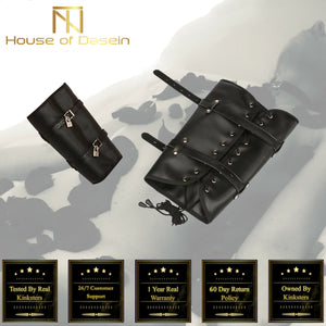 House Of Dasein Black Leg Binder Bondage Play Kink Bdsm Fetish Restraints