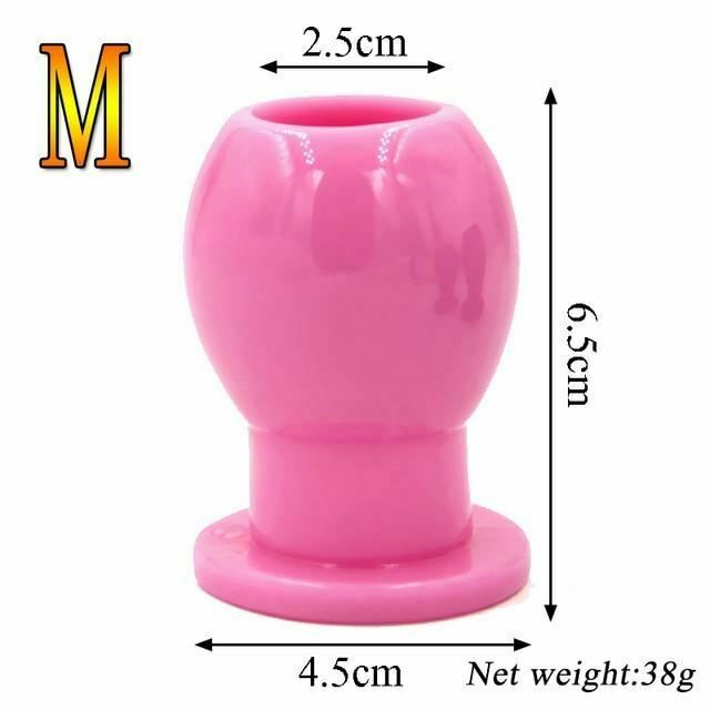 Hollow Anal Plug Silicone Bdsm Enema Speculum Kink Fetish