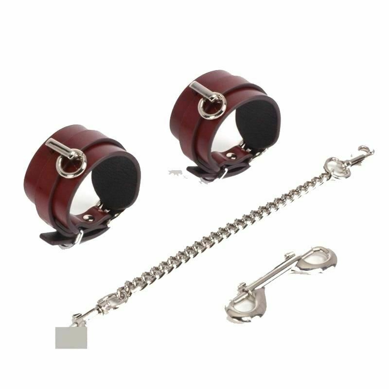 House Of Dasein Genuine Leather Bondage Bdsm Luxury Restraints Kit Kitten Mask Leash