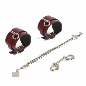 House Of Dasein Genuine Leather Bondage Bdsm Luxury Restraints Kit Kitten Mask Leash