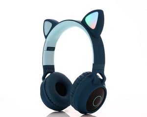 Cute Led Wireless Bluetooth 5.0 Headphones Kids Headset