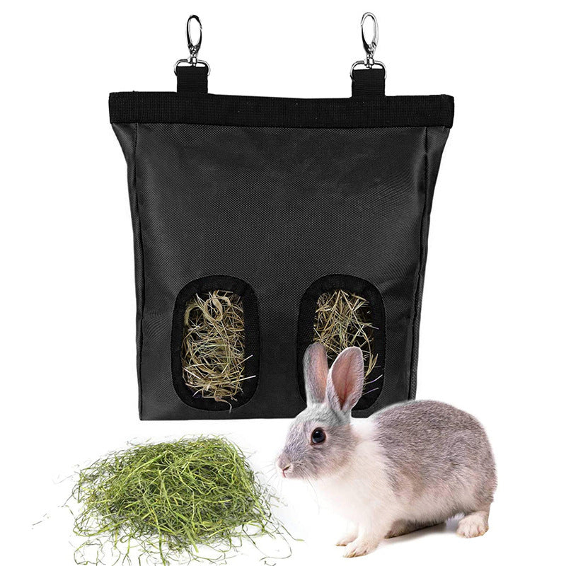 Hanging Hay Storage Feeder Bag For Guinea Pigs Rabbits Hamsters